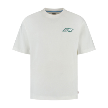 Formula 1 tricou de bărbați Legacy Graphic white F1 Team 2025