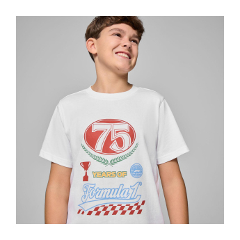 Formula 1 tricou de copii Legacy Graphic white F1 Team 2025