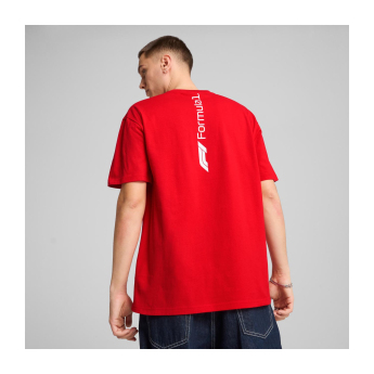 Formula 1 tricou de bărbați Essential Relaxed Logo red F1 Team 2025