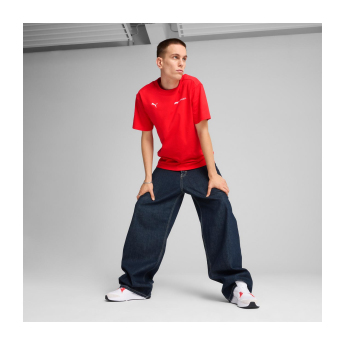 Formula 1 tricou de bărbați Essential Relaxed Logo red F1 Team 2025