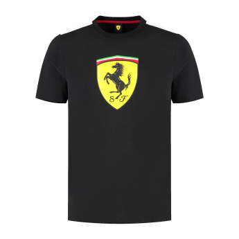 Ferrari tricou de copii Shield black F1 Team 2025