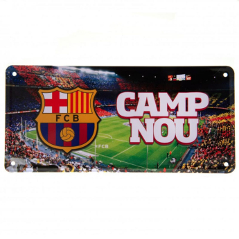 FC Barcelona semn pe perete Camp Nou