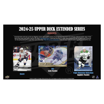 NHL cutii Cărți de hochei NHL 2024-25 Upper Deck Extended Series Hobby Box