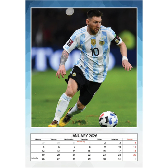Lionel Messi calendar not official LIONEL MESSI 2026