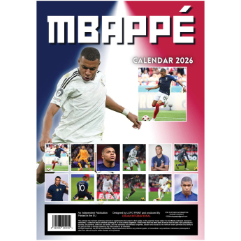 Kylian Mbappé calendar not official KYLIAN MBAPPÉ 2026