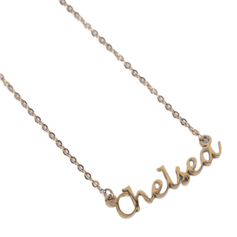 FC Chelsea colier Gold Plated Name Dropper Necklace