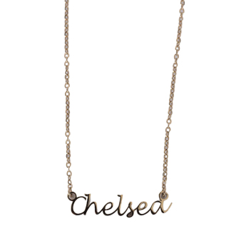 FC Chelsea colier Gold Plated Name Dropper Necklace