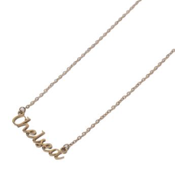 FC Chelsea colier Gold Plated Name Dropper Necklace