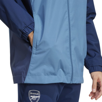 FC Arsenal geacă de bărbați cu glugă Allweather blue