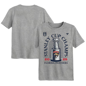 Florida Panthers tricou de copii 2025 Stanley Cup Champions Locker Room gray