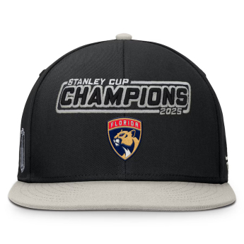 Florida Panthers șapcă flat 2025 Stanley Cup Champions Snapback Hat black