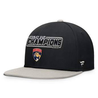 Florida Panthers șapcă flat 2025 Stanley Cup Champions Snapback Hat black