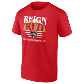 Florida Panthers tricou de bărbați 2025 Stanley Cup Champions Hometown DNA red