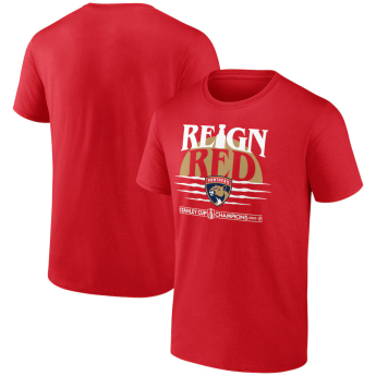 Florida Panthers tricou de bărbați 2025 Stanley Cup Champions Hometown DNA red
