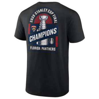 Florida Panthers tricou de bărbați 2025 Stanley Cup Champions Shine black
