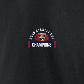 Florida Panthers tricou de bărbați 2025 Stanley Cup Champions Shine black