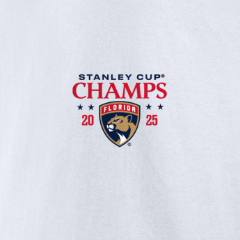 Florida Panthers tricou de bărbați 2025 Stanley Cup Champions Jersey Roster white