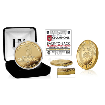 Florida Panthers monede de colecție 2025 Stanley Cup Champions Gold Coin