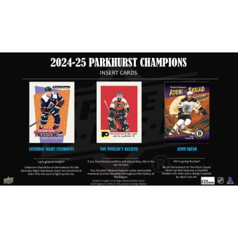 NHL cutii Cărți de hochei NHL 2024-25 Upper Deck Parkhurst Champions Hockey Hobby box