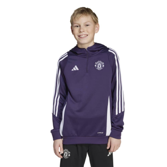 Manchester United hanorac cu glugă pentru copii Track purple