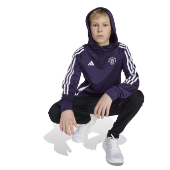 Manchester United hanorac cu glugă pentru copii Track purple