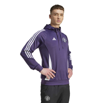 Manchester United hanorac de bărbați cu glugă Track purple