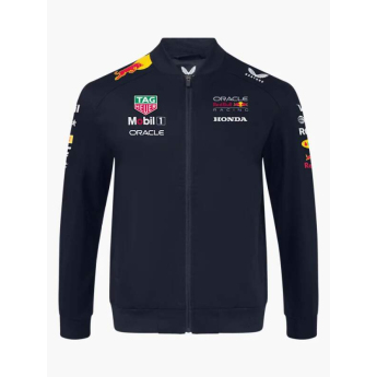 Red Bull Racing geacă de bărbați bomber official Teamline Replica navy F1 Team 2025