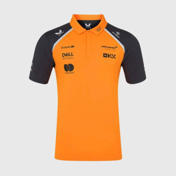 Mclaren Honda tricou polo official Teamline Replica orange F1 Team 2025