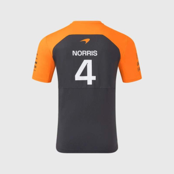 Mclaren Honda tricou de bărbați Lando Norris official Teamline Replica grey F1 Team 2025