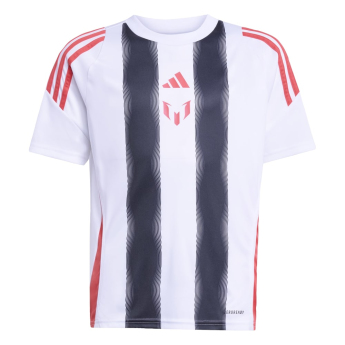 Lionel Messi tricou de fotbal pentru copii MESSI Stripe white