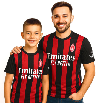 AC Milan tricou de fotbal pentru copii replica 25/26 Home
