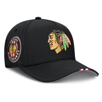 Chicago Blackhawks șapcă de baseball 2025 Draft Authentic Pro Structured Adjustable