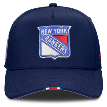 New York Rangers șapcă de baseball 2025 Draft Authentic Pro Structured Adjustable
