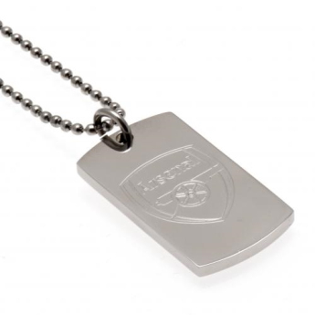FC Arsenal lănțișor de gât cu pandantiv câine DT engraved
