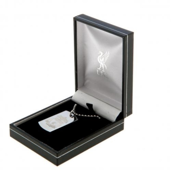 FC Liverpool lănțișor de gât cu pandantiv câine DT engraved