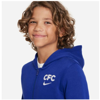 FC Chelsea hanorac cu glugă pentru copii Zip blue