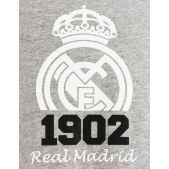 Real Madrid tricou de bărbați Crest grey