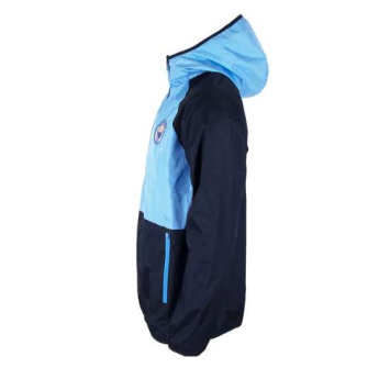 Manchester City geacă de bărbați cu glugă Shower navy