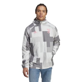 Juventus Torino geacă de bărbați cu glugă Windbreaker Graphic