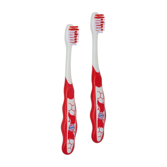 Bayern München periuță de dinți pentru copii 2 pieces red and white