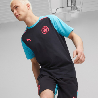 Manchester City tricou de bărbați Casuals navy