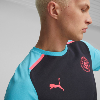 Manchester City tricou de bărbați Casuals navy