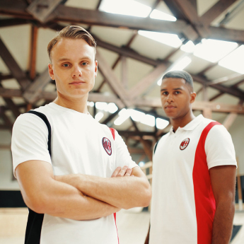 AC Milan tricou de bărbați Logo white