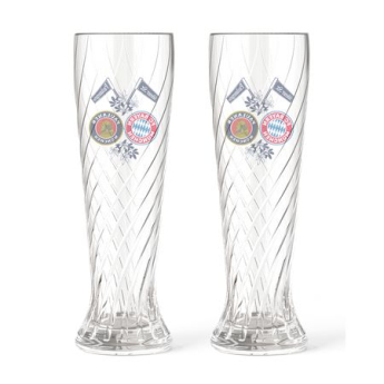 Bayern München pahare 2pack Weissbierglas