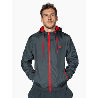 Bayern München geacă de bărbați cu glugă Wind Classic black