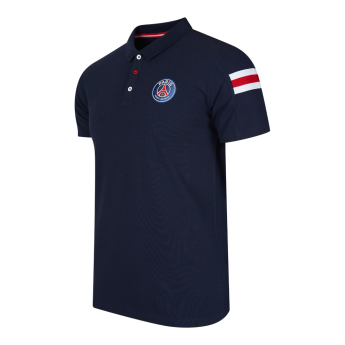 Paris Saint Germain tricou polo Sleeve Stripe blue