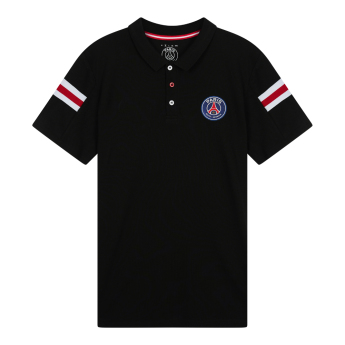 Paris Saint Germain tricou polo Sleeve Stripe black