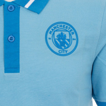 Manchester City tricou polo No1 Tee blue