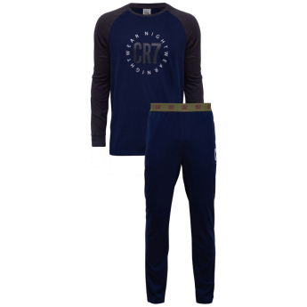 Cristiano Ronaldo pijamale de bărbați CR7 Long navy
