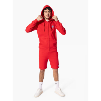 Bayern München hanorac de bărbați cu glugă Hooded Zip red